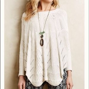 Anthropologie Knit Poncho Sweater